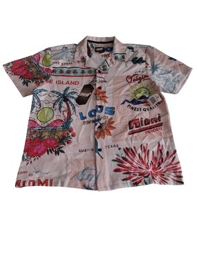 Fresh Prints Of Bel-air Mens XL Hawaiian Shirt